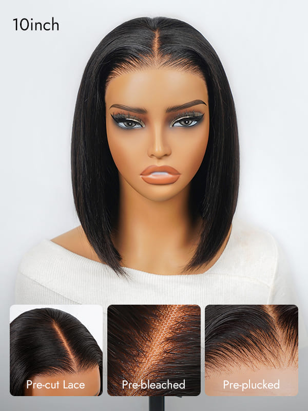 Sleek Straight Bob Wigs
