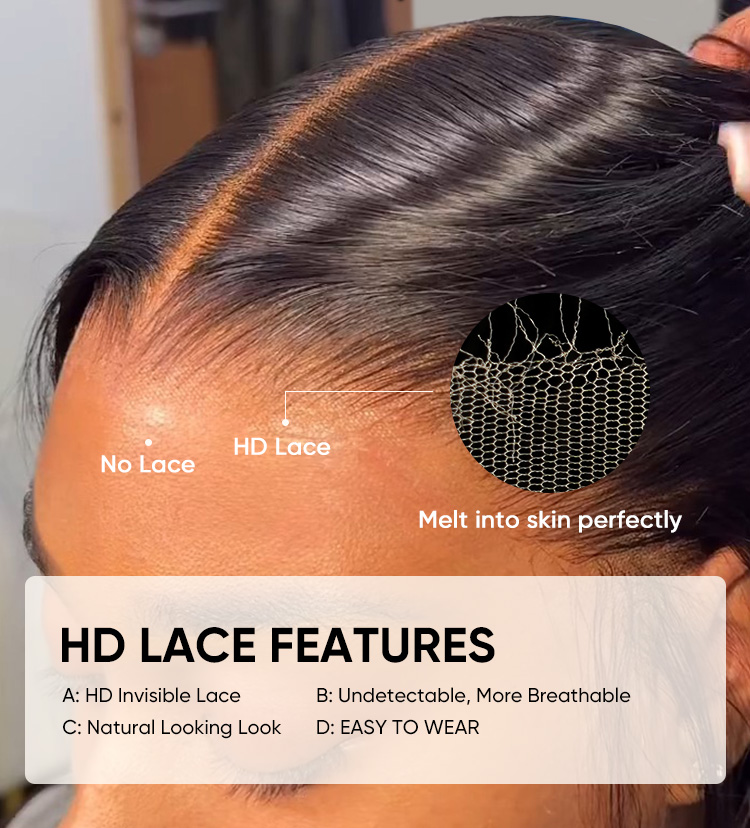 HD lace frontal wig