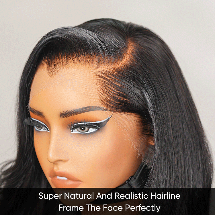 M Shape Hairline Pre Styled Wig