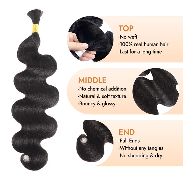 Full Body Wave Hair Bulk
