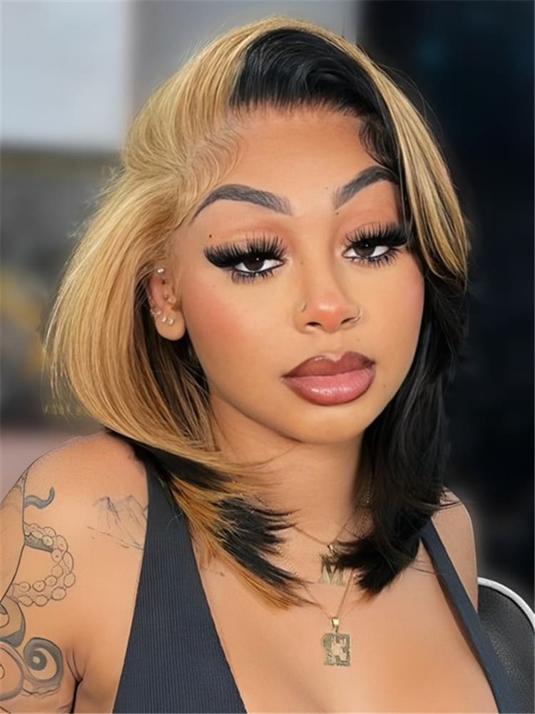 Honey Blonde Highlight Wigs