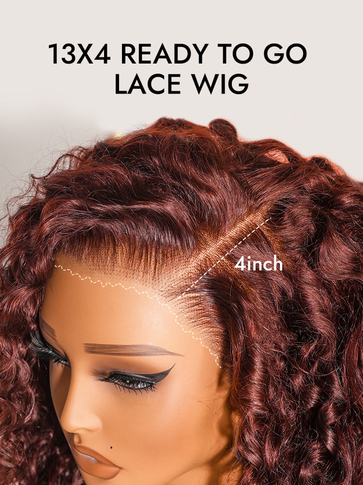 Cherry Cola Red Curly WIgs