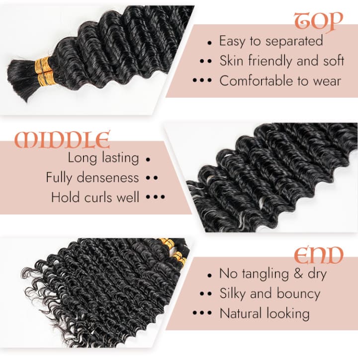 Deep Wave Hair Bulk Detail