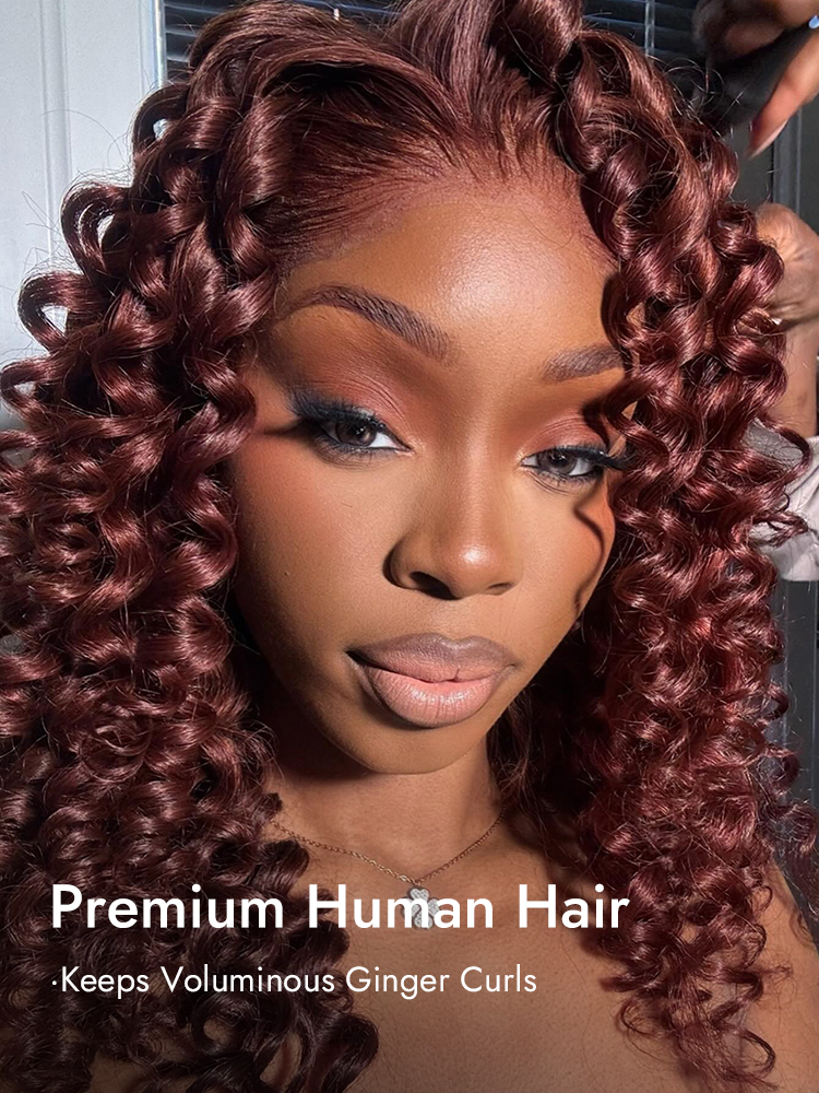 Ginger Brown Premium Human Hair