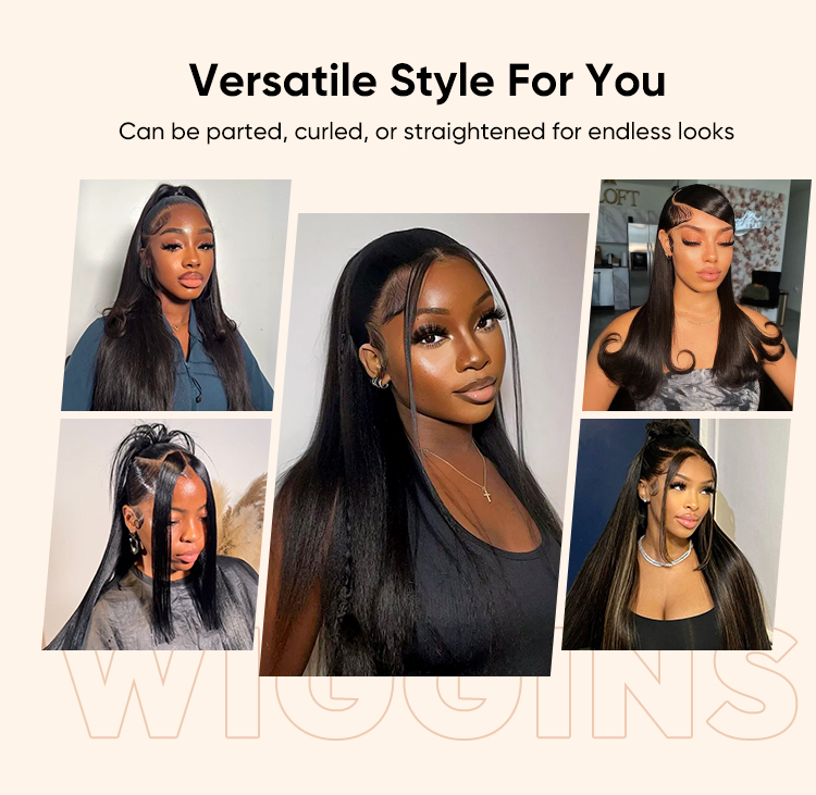 versatile hairstyle with 360 lace wig