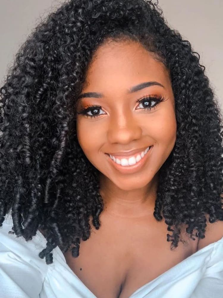 Burmese Curly Human Hair Extension
