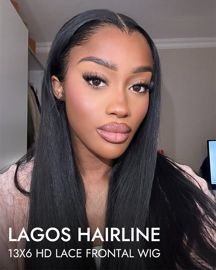lagos hairline straight wig