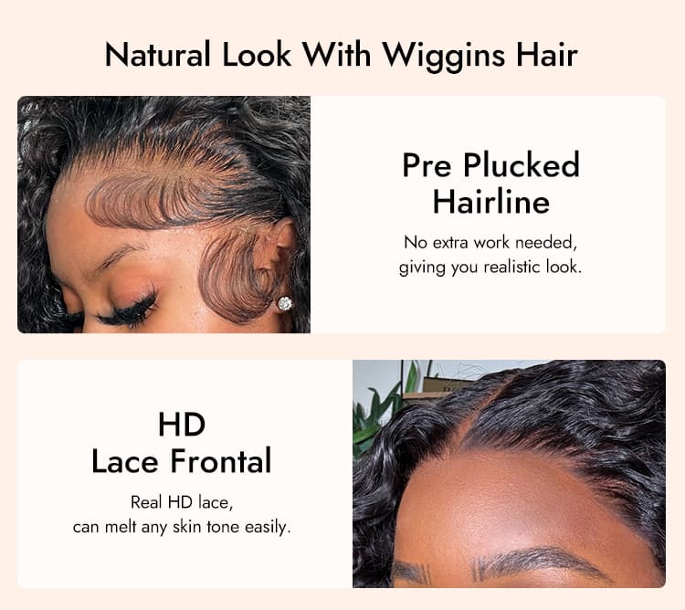 curly wig with pre plucked hairline