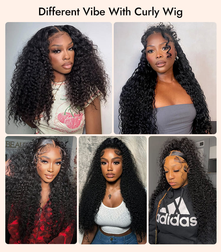 curly lace frontal wigs