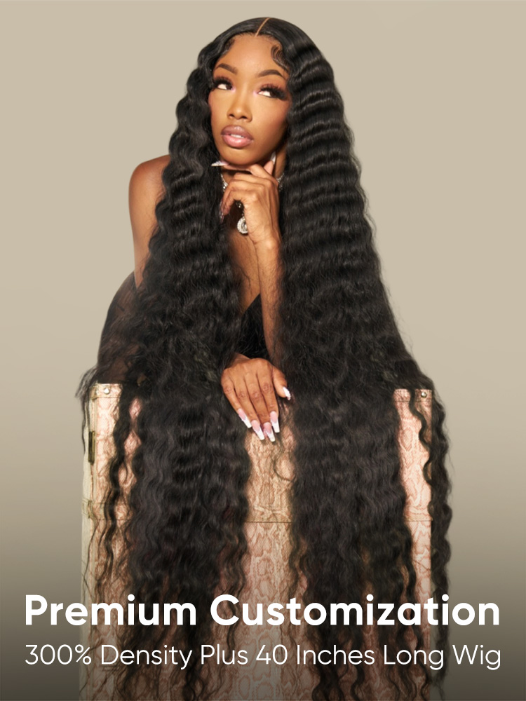 customized 40 inch wig