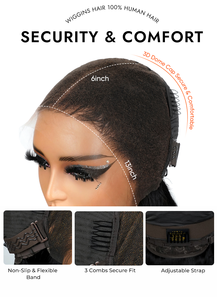 fashion volume human hair wig