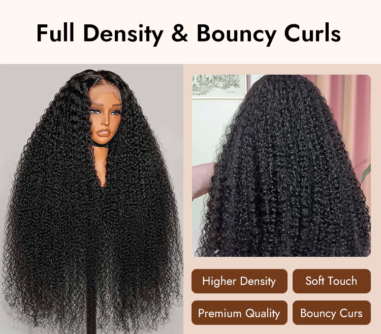 300% density human hair wig