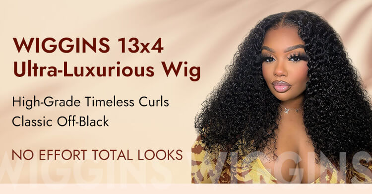 curly wave 13*4 lace wig