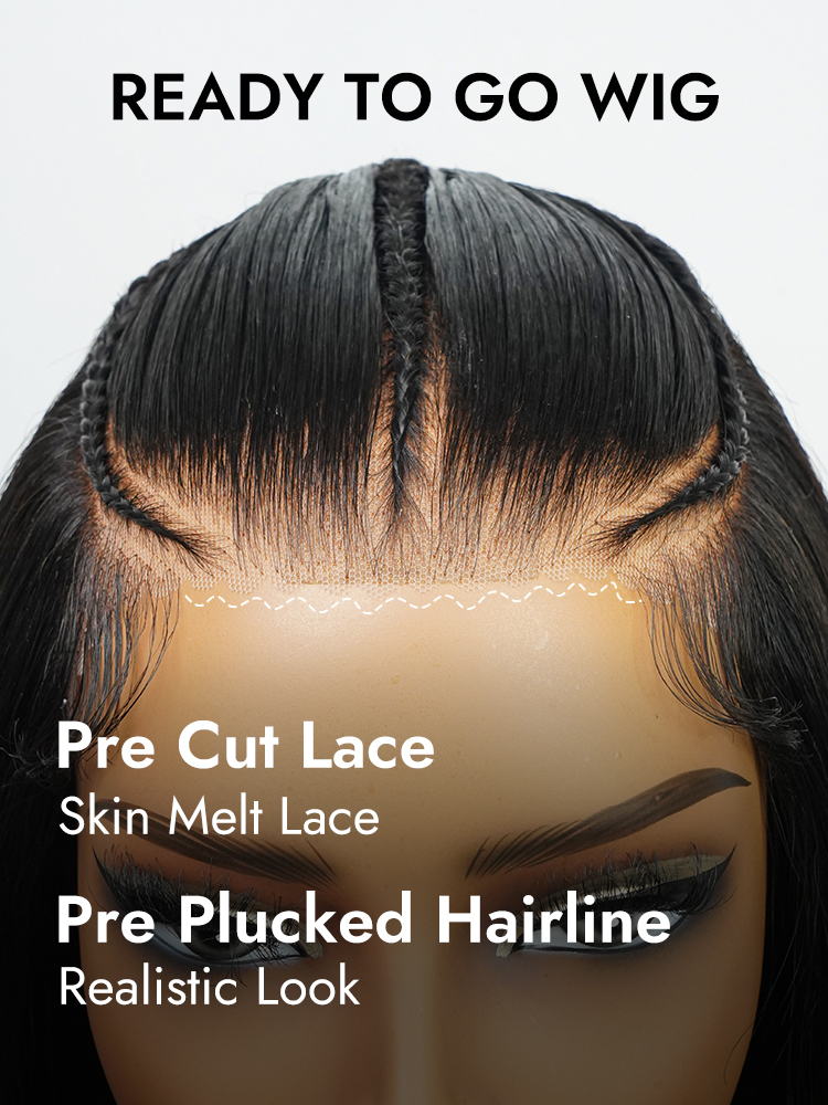 straight braiding wig
