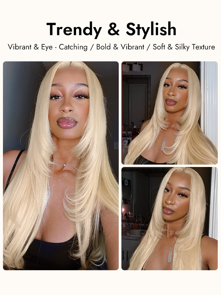 Blonde Layered Cut Wig