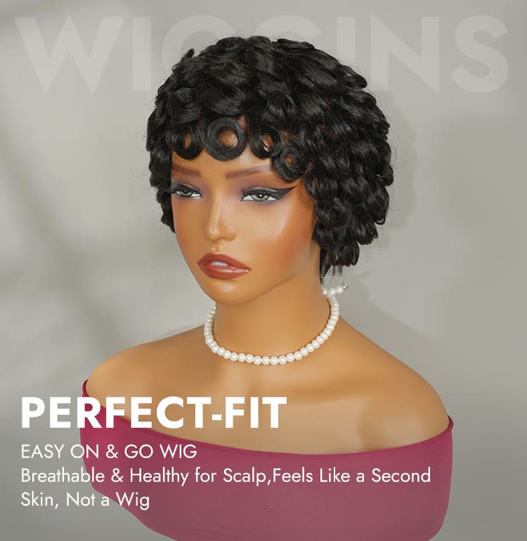 Pixie Cut Human Hair Wig