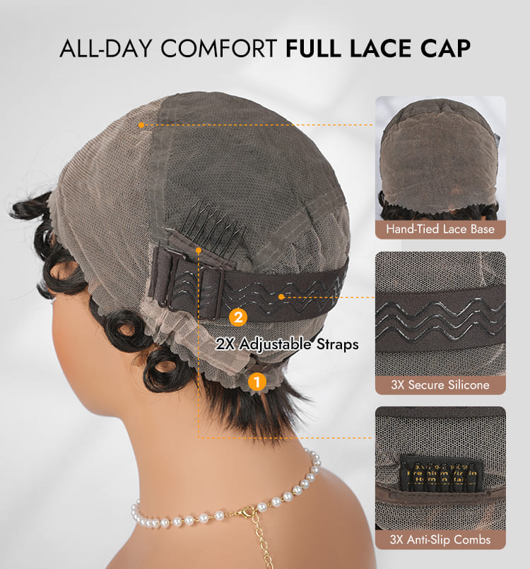 Pixie Cut Full Lace Wig