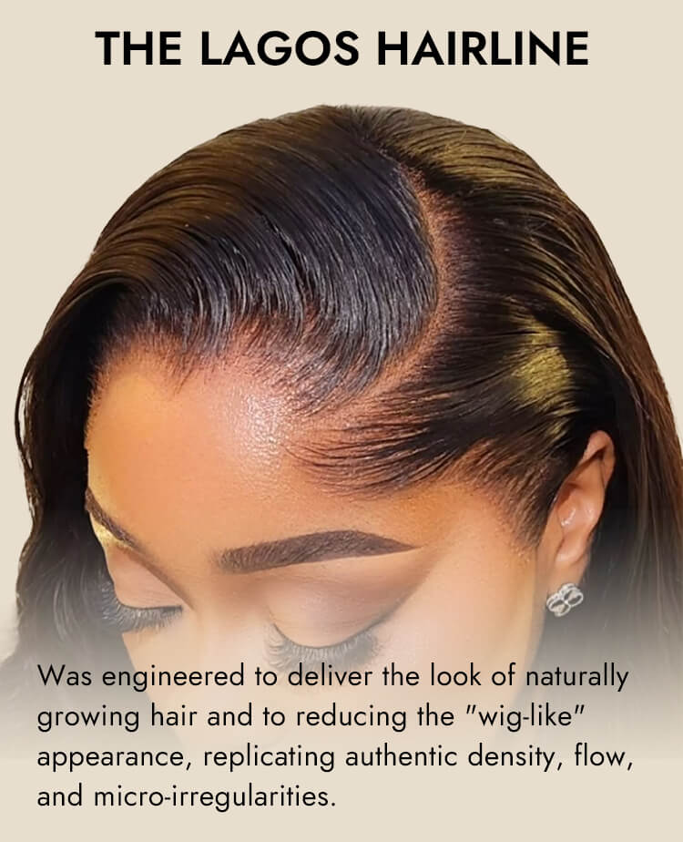 Lagos Hairline Body Wave Pre Styled Wigs