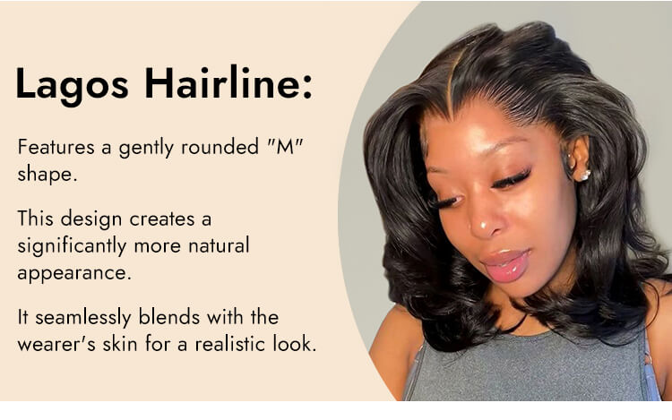 13x6 Lace Front Wigs Lagos Hairline 99J 