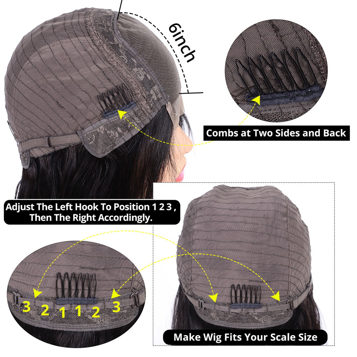 6*6 Lace Front Wig