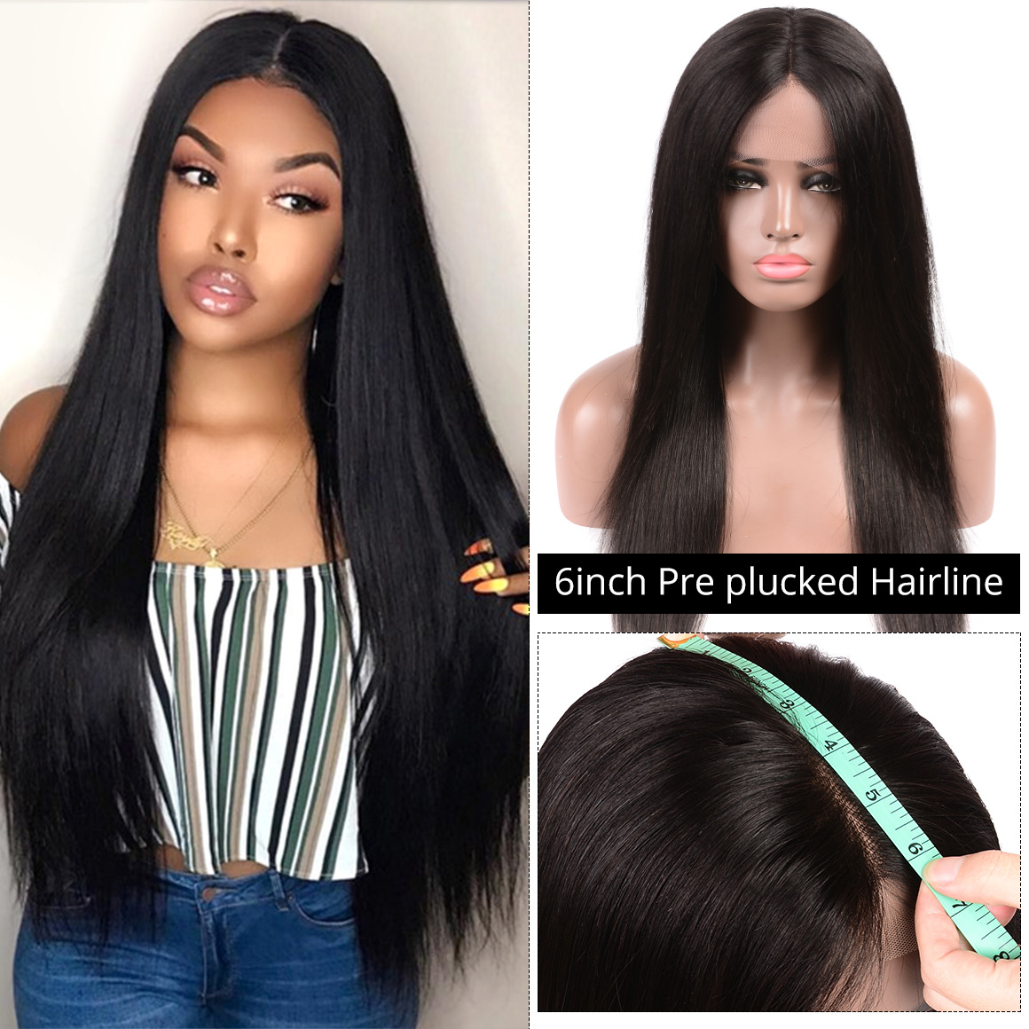 6*6 Lace Front Wigs