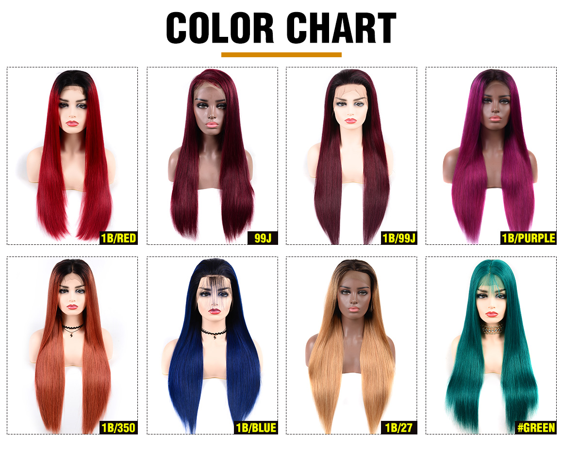 Straight Lace Front Wigs