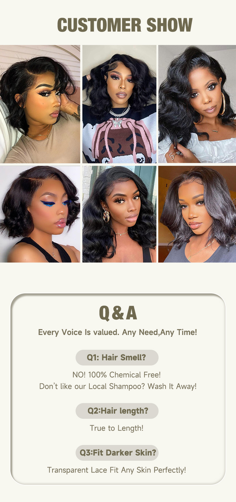 Body Wave Short HD Lace Front Wigs Human Hair Bob Wig Free Part-Ready & Go Wigs