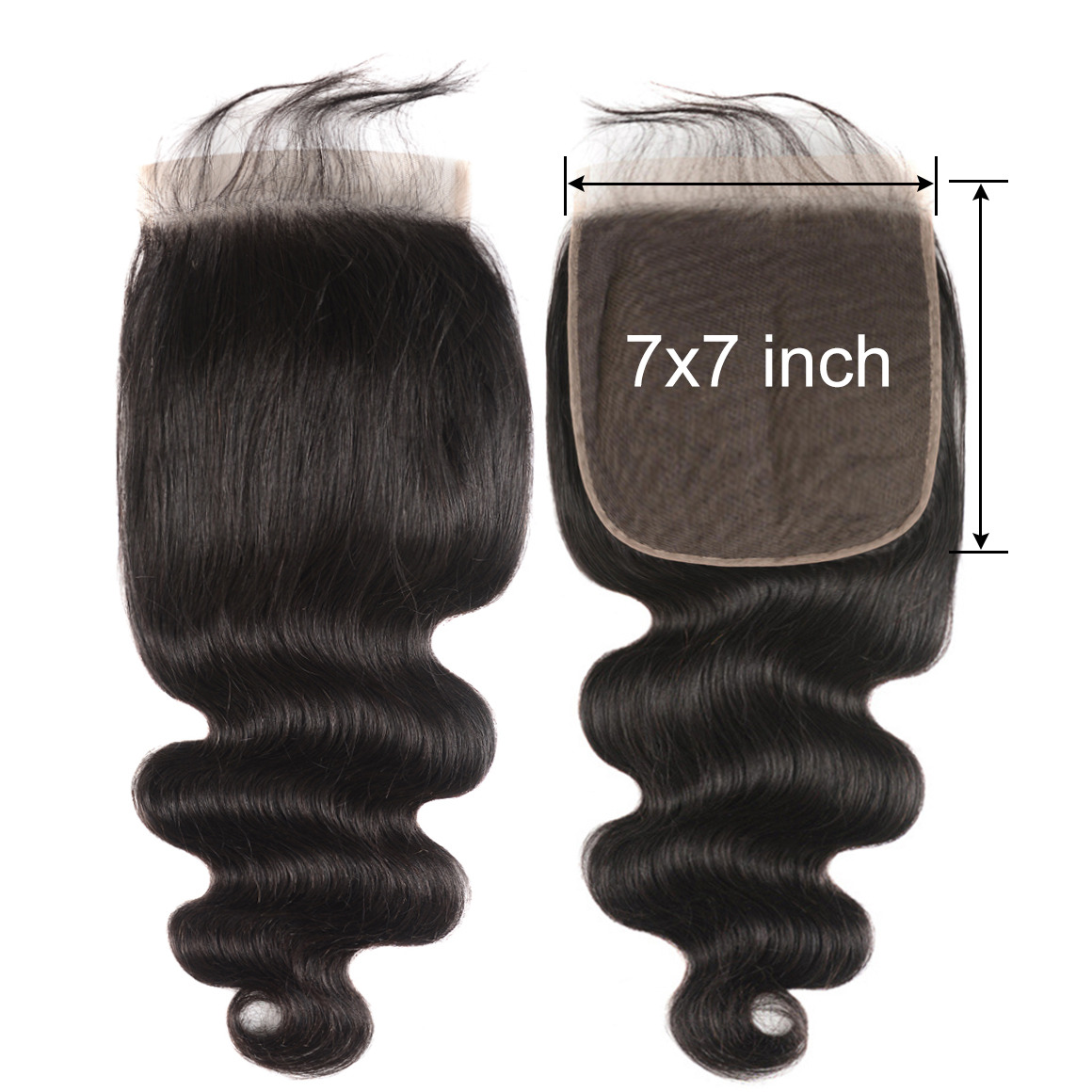 7*7 Lace Closure Body Wave