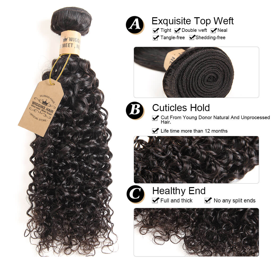 Brazilian Virgin Hair Curly Weave 100% Human Hair Weave 4 Bundles ...