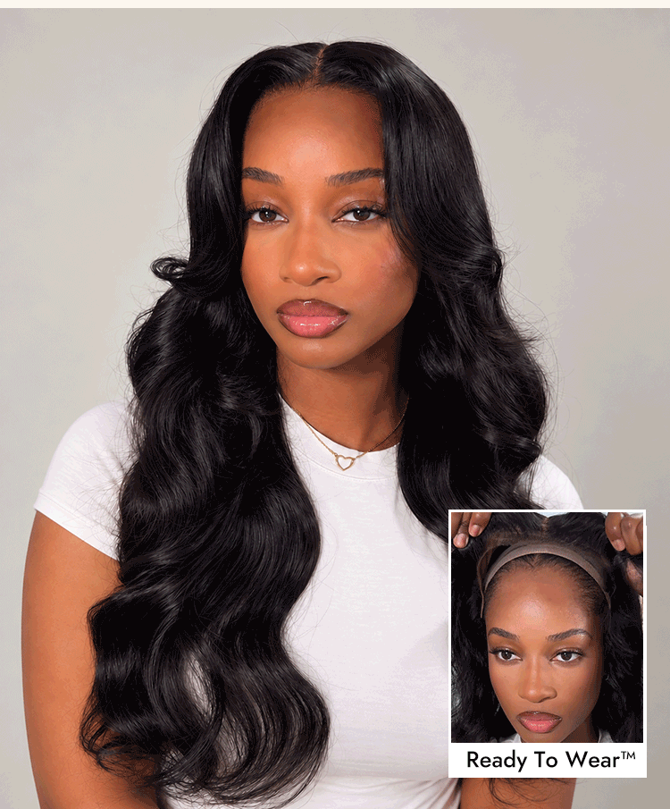 ready to go body wave human hair wig