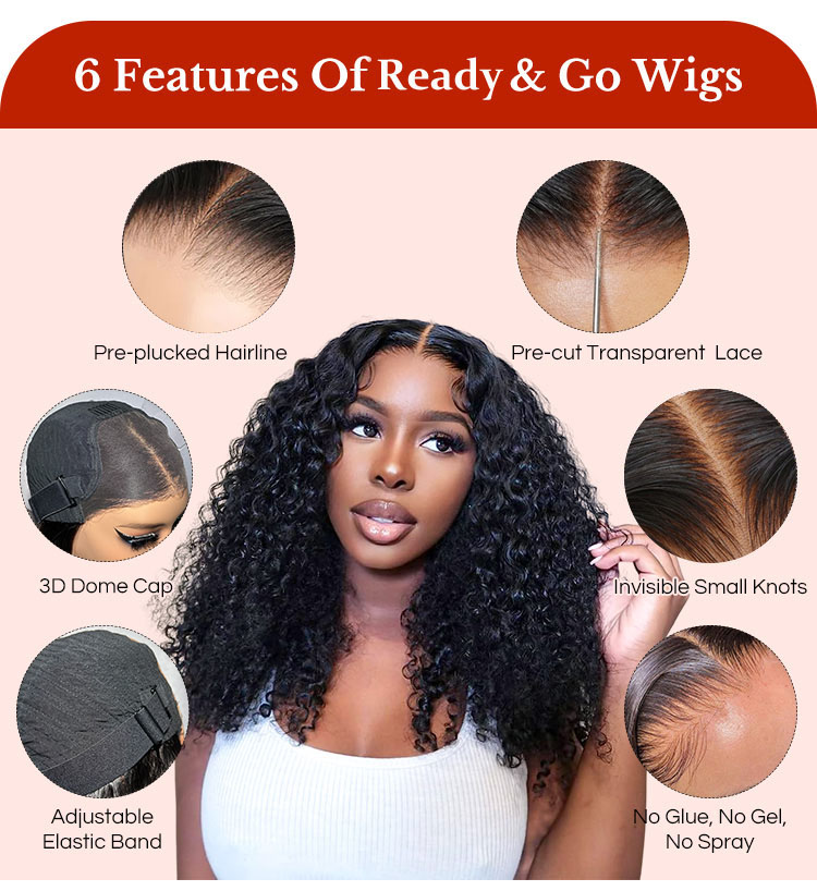 popping curly 7x4 ready and go wigs