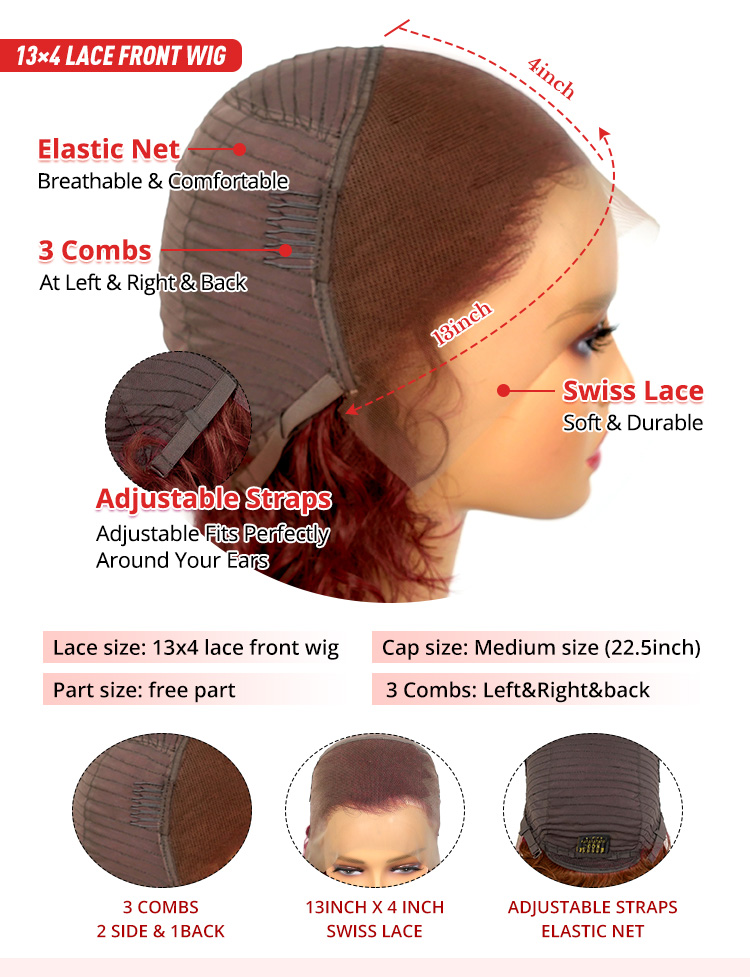 reddish brown hair cap net