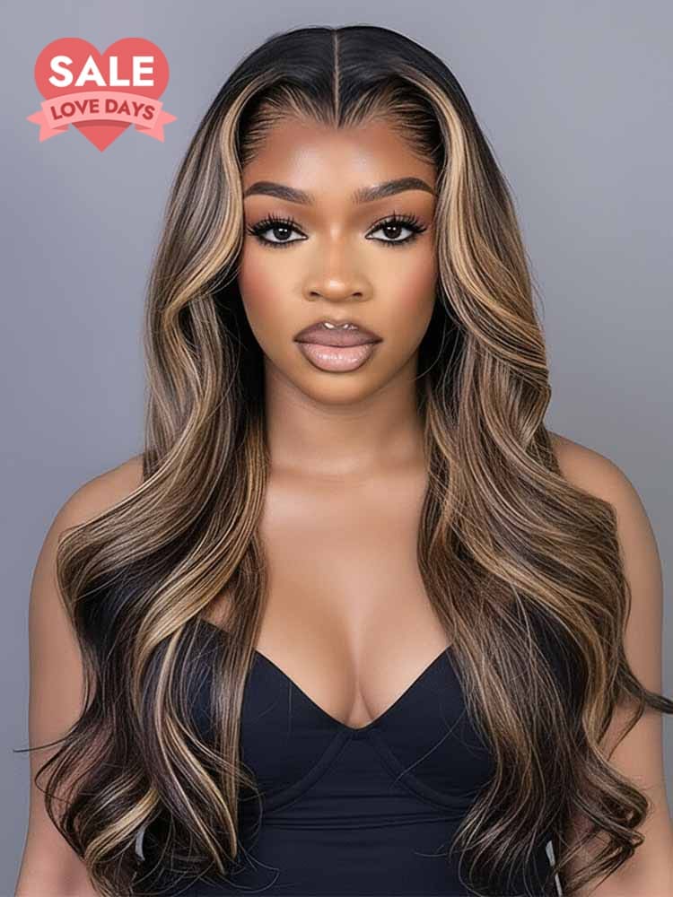 Lagos Hairline Ombre Highlight Body Wave 13x6 Ultra-Thin HD Lace High Density Wig 